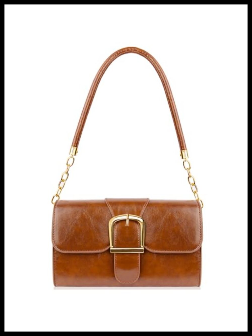 Faux Leather Shoulder Bag Women's Medium Hobo Tote Purse